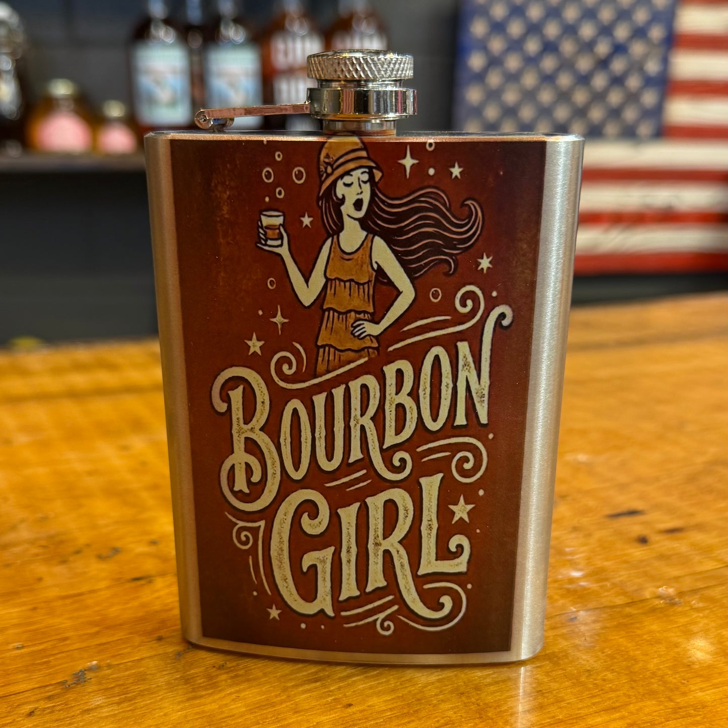 Bourbon Girl Flask