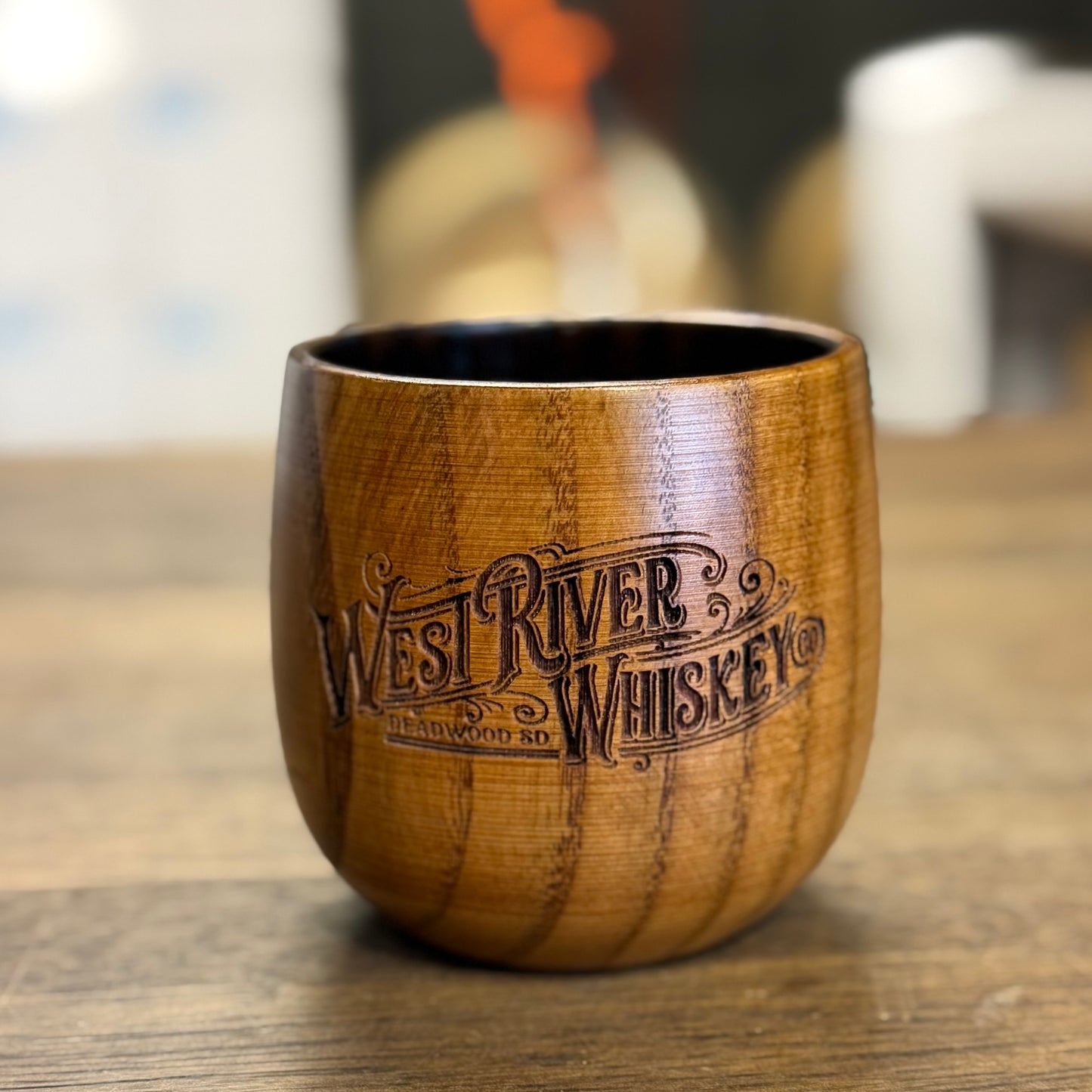 Wooden Whiskey Tumbler